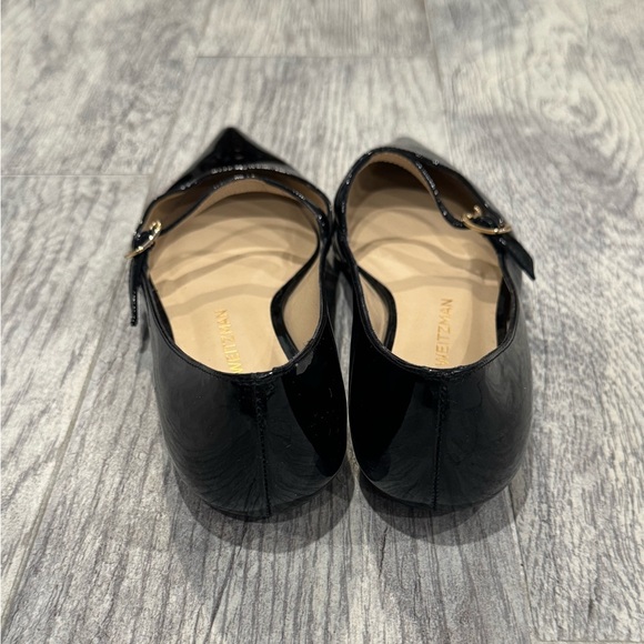 Stuart Weitzman black patent Emilia Mary Jane Flat - Picture 6 of 11